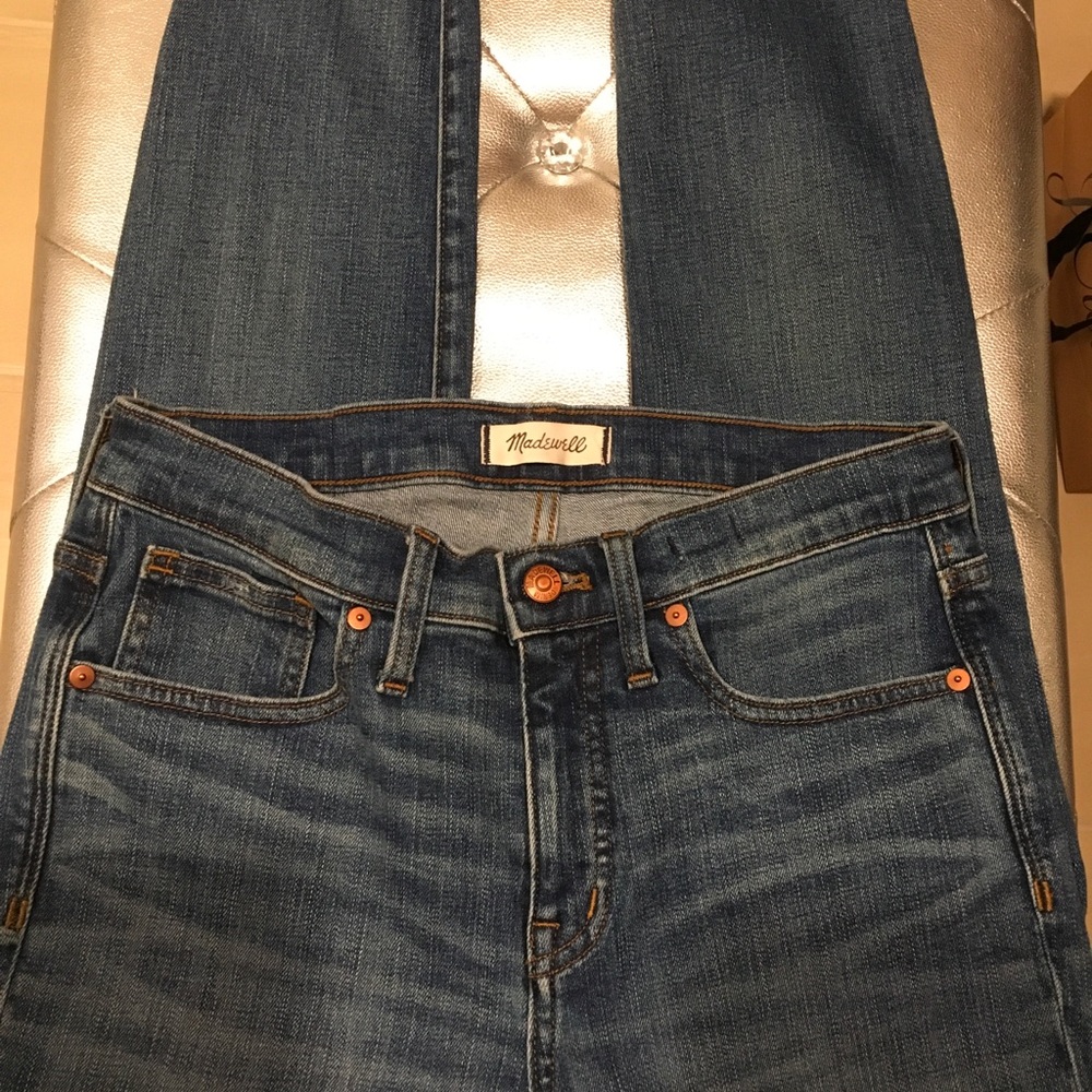 Madewell 9” High Rise Skinny Crop jeans
